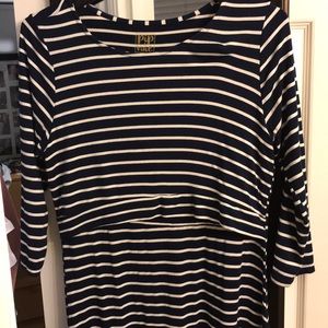 Nursing friendly dress